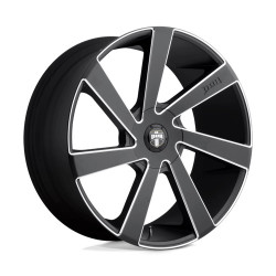 DUB S133 DIRECTA platišče 22x9.5 5X115/5X120.65 72.56 ET15, Mat črno brušeno