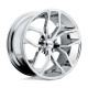 Foose aluminum wheels Foose F148 OUTCAST platišče 20x10 5X114.3 72.56 ET40, Krom | race-shop.si