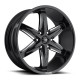 Foose aluminum wheels Foose F162 SLIDER platišče 22x9.5 6X139.7 78.1 ET30, Gloss black | race-shop.si