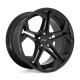 Foose aluminum wheels Foose F169 IMPALA platišče 20x9 5X108 72.56 ET38, Gloss black | race-shop.si