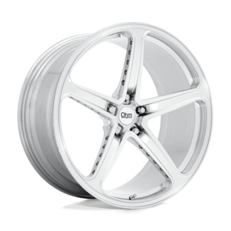 OHM aluminum wheels OHM AMP platišče 21x10 5X120 64.15 ET30, Srebrno obdelano | race-shop.si