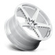 OHM aluminum wheels OHM AMP platišče 21x10 5X120 64.15 ET30, Srebrno obdelano | race-shop.si