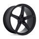 OHM aluminum wheels OHM AMP platišče 22x9 5X120 64.15 ET25, Mat črna | race-shop.si