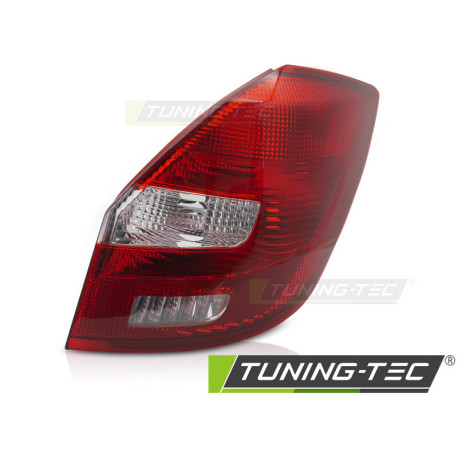 Osvetlenie TAIL LIGHT RED WHITE RIGHT SIDE TYC fits SKODA FABIA 07-14 | race-shop.si