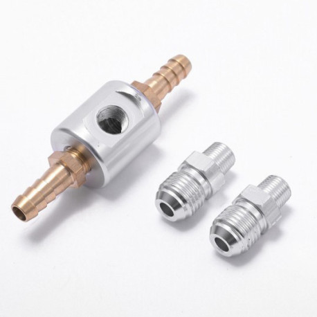 Adapterji za namestitev senzorjev Adapter za manometer tlaka goriva (AN6 na 1/8NPT, 8mm na 1/8NPT) | race-shop.si