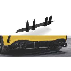 MAXTON DESIGN Street Pro zadnji difuzor za Mercedes-AMG A45 S Aero Pack W177, črna