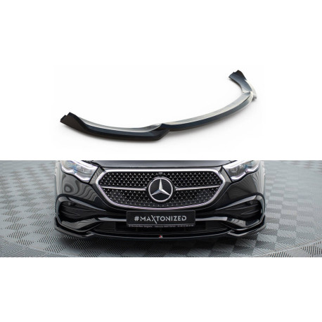 Body kit a vizuálne doplnky MAXTON DESIGN sprednji splitter za Mercedes-Benz E AMG-Line W214, sijajno črna, V1 | race-shop.si