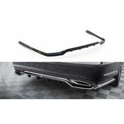Zadnji centralni podaljšek – splitter (z navpičnimi črtami/prečkami) Mercedes-Benz E W212 Facelift