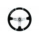 Outlet Steering wheel SLIDE 4, 350mm, suede, 90mm deep dish POŠKODOVANA | race-shop.si