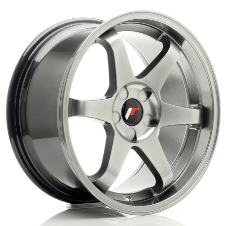 Aluminium wheels Japan Racing JR3 18x9 ET15-40 5H BLANK Hyper Black | race-shop.si