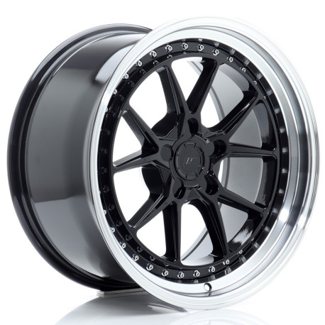 Aluminium wheels Japan Racing JR39 18x9,5 ET15-35 5H BLANK Glossy Black z obdelanim Lipom | race-shop.si