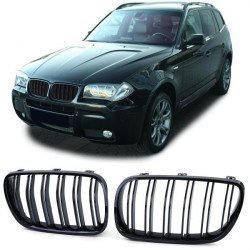 Sport grille double bar performance gloss fit for BMW X3 E83 06-11 POŠKODOVANA