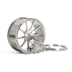 10-arms wheel keychain - various colours
