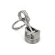 Ključavnice Piston metal keychain - silver | race-shop.si