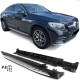 Body kit a vizuálne doplnky Aluminijaste stranske zaščitne stopnice, OE style z ABE za Mercedes GLC Coupe C253 16-22 | race-shop.si