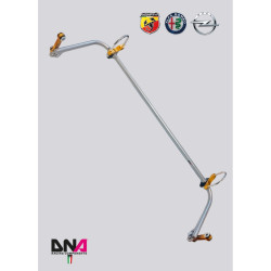 DNA RACING rear adjustable torsion bar kit for OPEL CORSA E OPC INCL. (2015-)