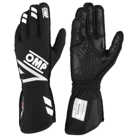 Rokavice Dirkalne rokavice OMP ONE EVO FX s FIA homologacijo (z zunanjimi šivi), črna | race-shop.si