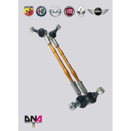 Dodatna oprema DNA RACING Pro Street front sway bar tie rods kit for FIAT 500 EU - ABARTH INCL. | race-shop.si