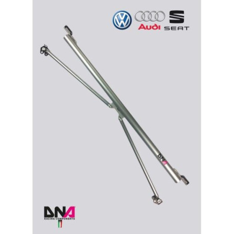Stebrički DNA RACING rear strut bar with tie rods kit for VW GOLF VII (2013-)ALL MULTILINK VERSIONS | race-shop.si