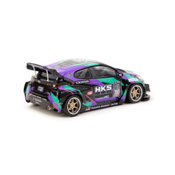 TARMAC WORKS model car 1/43 Toyota Yaris GR | HKS Racing Performer