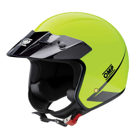 Odprte čelade ECE odprta dirkalna čelada OMP Star, fluo rumena | race-shop.si