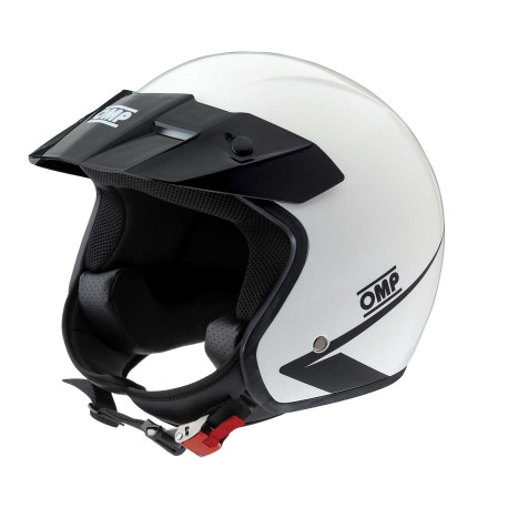 Odprte čelade ECE odprta dirkalna čelada OMP Star, bela | race-shop.si