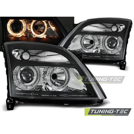 Osvetlenie OPEL VECTRA C 04.02-08.05 ANGEL EYES ČRNA | race-shop.si