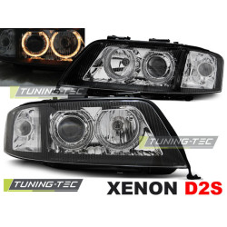 XENON ŽAROMETI ANGEL EYES ČRNA za AUDI A6 10.99-06.01
