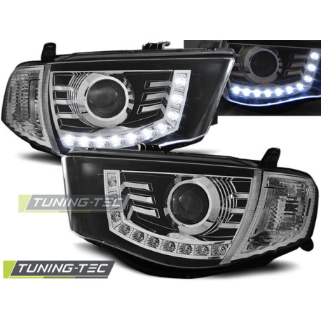 Osvetlenie MITSUBISHI L200 06-10 DAYLIGHT ČRNA | race-shop.si
