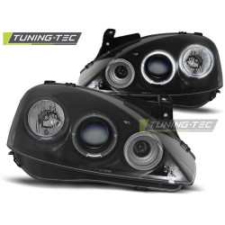 OPEL CORSA C 11.00-09.06 ANGEL EYES ČRNA