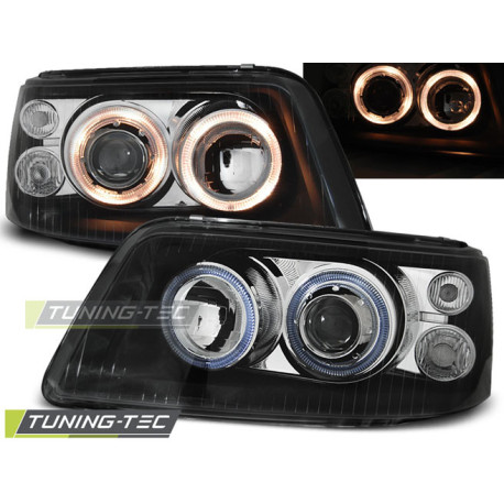 Osvetlenie ŽAROMETI ANGEL EYES ČRNA za VW T5 04.03-08.09 | race-shop.si