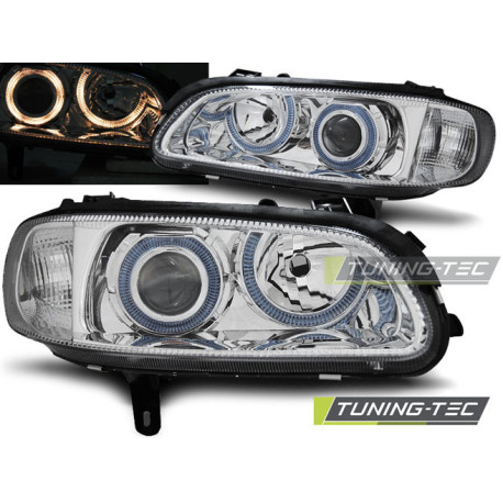 Osvetlenie OPEL OMEGA B 04.94-08.99 ANGEL EYES KROM | race-shop.si