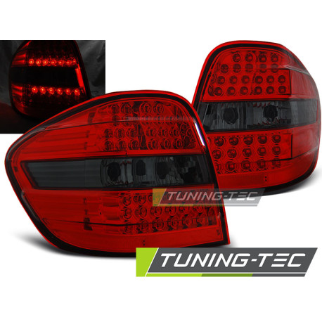 Osvetlenie LED ZADNJE LUČI RDEČE ZATEMNJENA za MERCEDES M-KLASA W164 05-08 | race-shop.si