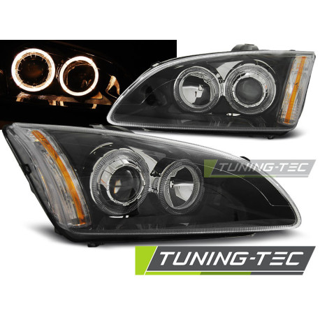 Osvetlenie FORD FOCUS II 09.04-01.08 ANGEL EYES ČRNA | race-shop.si