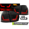 LED BAR TAIL LIGHTS BLACK fits VW GOLF 5 10.03-09