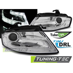 ŽAROMETI TRUE DRL KROM za AUDI A4 B8 04.08-11