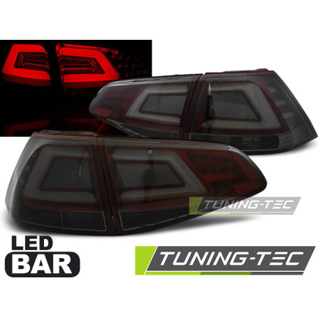 Osvetlenie LED BAR ZADNJE LUČI RDEČE ZATEMNJENO za VW GOLF 7 13-17 | race-shop.si