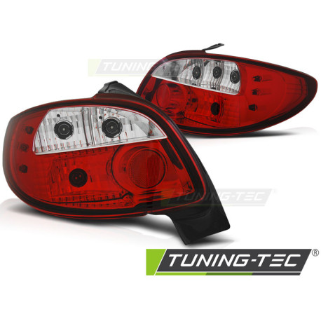 Osvetlenie PEUGEOT 206 10.98- RDEČE BELA | race-shop.si