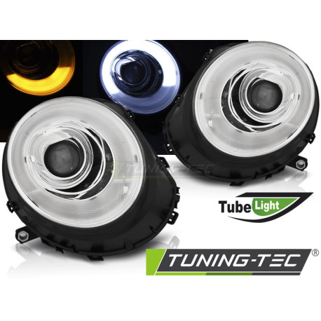 Osvetlenie ŽAROMETI TUBE LIGHT KROM za BMW MINI (COOPER) 06-14 | race-shop.si