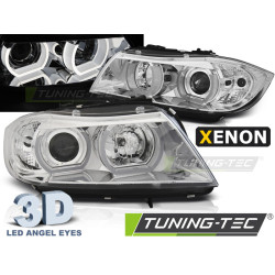XENON ŽAROMETI U-LED LIGHT 3D KROM za BMW E90/E91 03.05-08.08