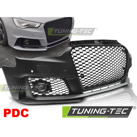 Body kit a vizuálne doplnky SPREDNJI ODBIJAČ SPORT GLOSSY BLACK PDC za AUDI A3 12-16 | race-shop.si