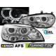 Osvetlenie XENON ŽAROMETI ANGEL EYES LED DRL KROM AFS za BMW X5 E70 07-10 | race-shop.si