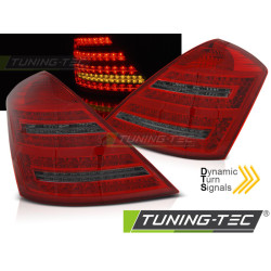 LED ZADNJE LUČI RDEČE ZATEMNJENO SEQ za MERCEDES W221 S-CLASS 05-09