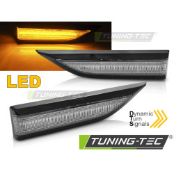 STRANSKI SMERNIKI ČRNA BELA LED SEQ za VW T6 15-19