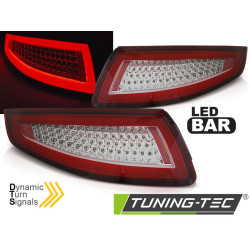 LED BAR ZADNJE LUČI RDEČE BELA SEQ za PORSCHE 911 997 04-09