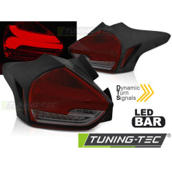 FORD FOCUS 3 15-18 HATCHBACK RDEČE ZATEMNJENO SEQ LED