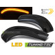 Osvetlenie SMERNIKI OGLEDALA ZATEMNJENO LED SEQ za VW GOLF 5 / GOLF PLUS / JETTA / PASSAT, SHARAN | race-shop.si