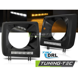 LED ŽAROMETI DRL ČRNA za MERCEDES W461,W463 01-12