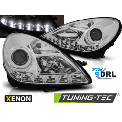 XENON HEADLIGHTS DRL CHROME fits MERCEDES R171 SLK 04-11