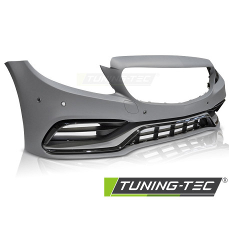 Body kit a vizuálne doplnky SPREDNJI ODBIJAČ SPORT ČRNA za MERCEDES W205 18- | race-shop.si